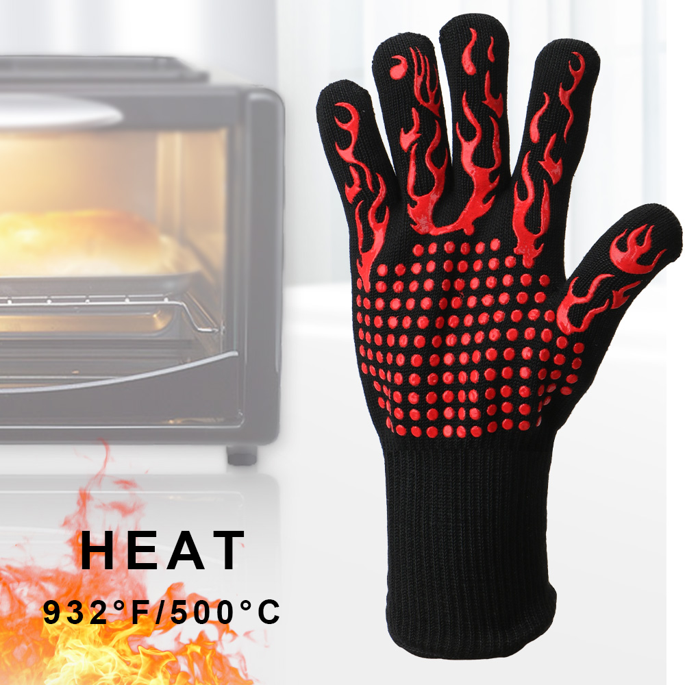 Heat Resistant Glove - Extreme Heat Resistant 300-500 Centigrade Microwave